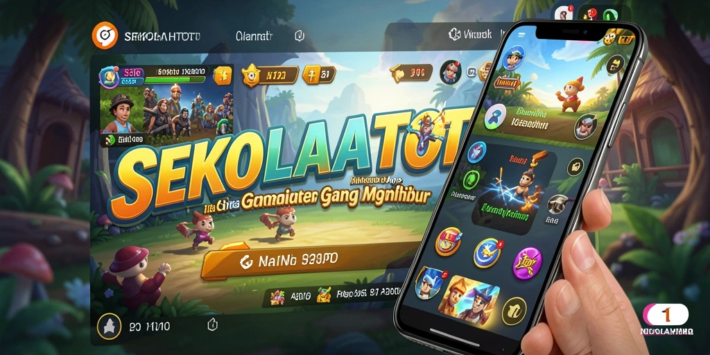 Tampilan menarik dari gameplay SEKOLAHTOTO yang seru dan penuh warna.